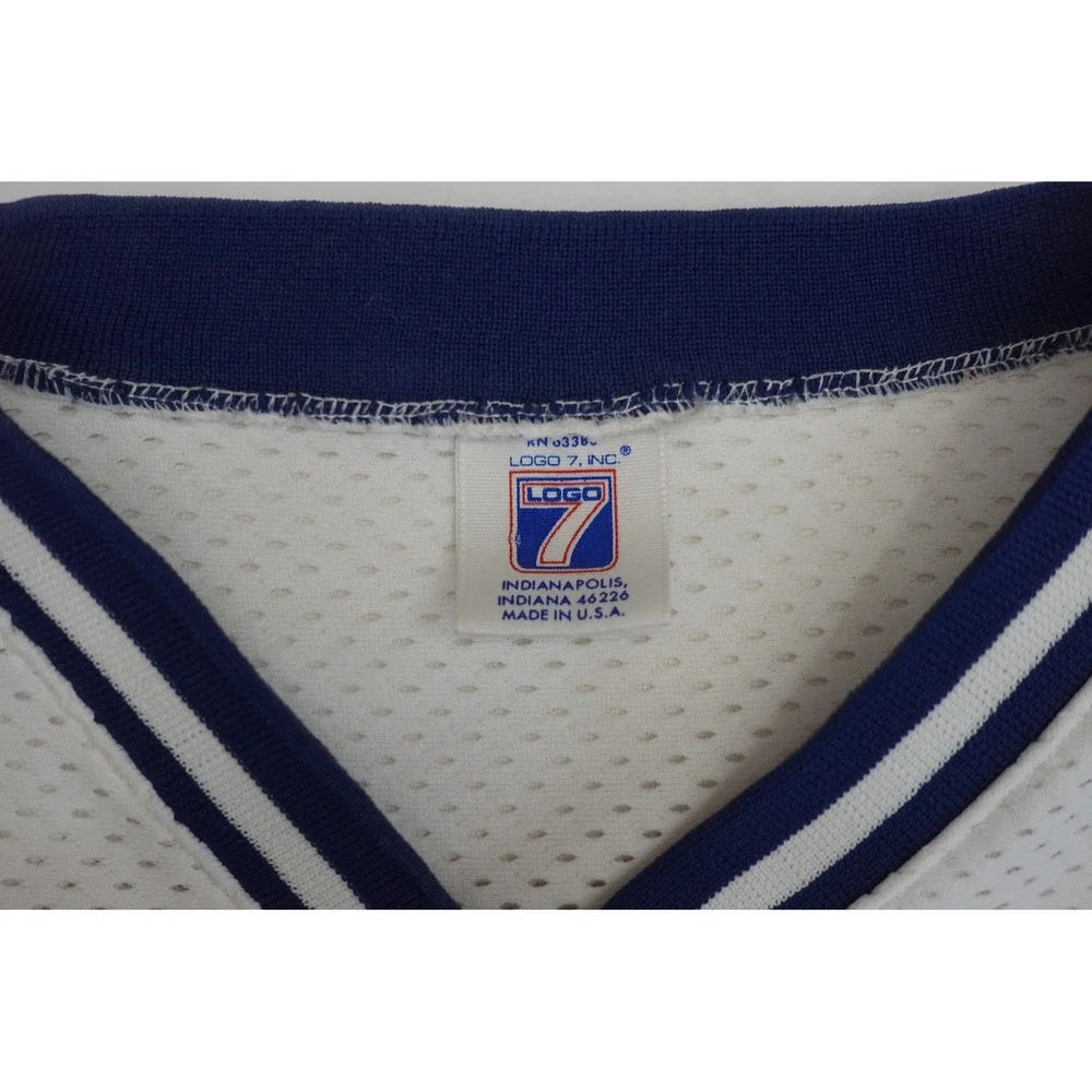 Vintage Chicago Bears Jersey Mens Large White Mesh NFL Football Logo 7 90s